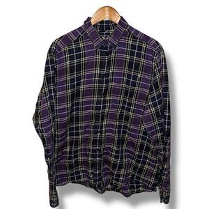 Eton Contemporary Purple BD Dress Shirt Size XL 17